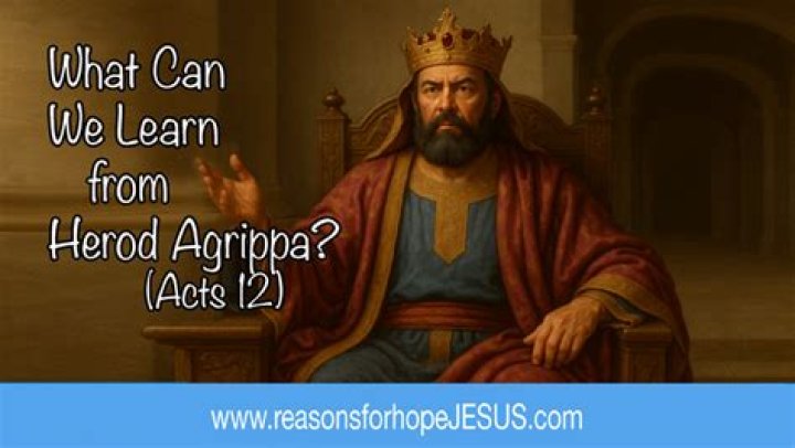 How did herod agrippa 1 die?