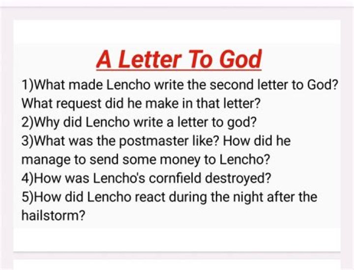 How did lencho foresee his future?