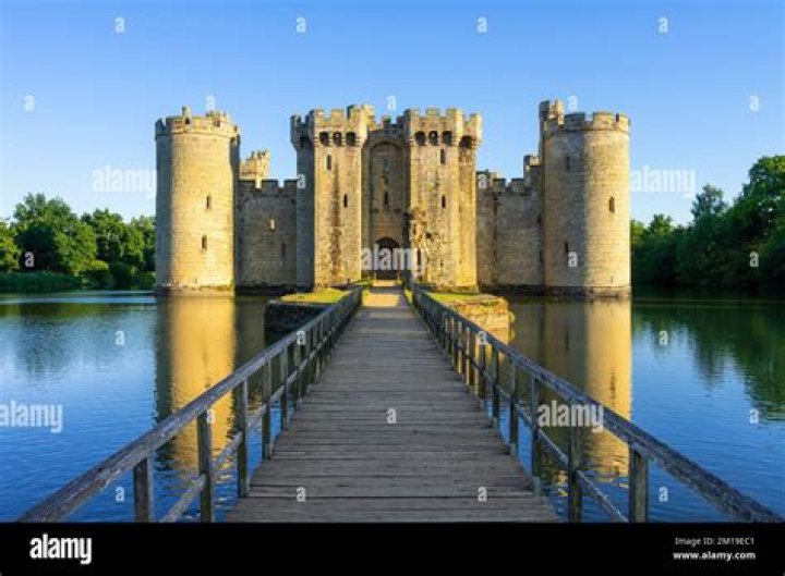 How did moats protect castles?