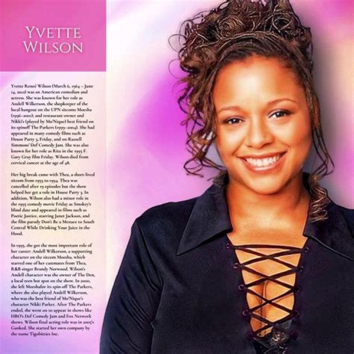 How did yvette wilson pass away?