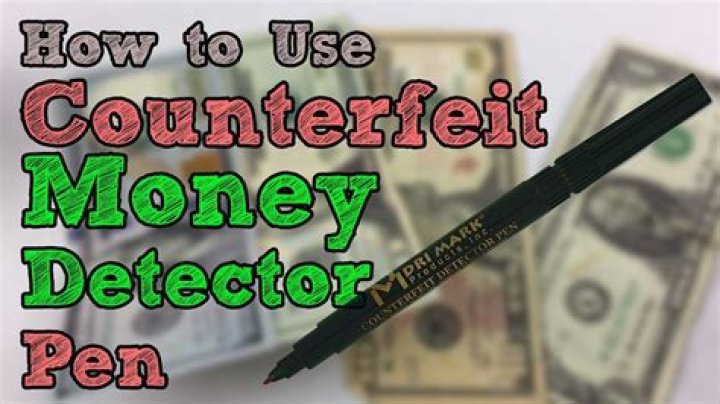 How do counterfeit pens work?