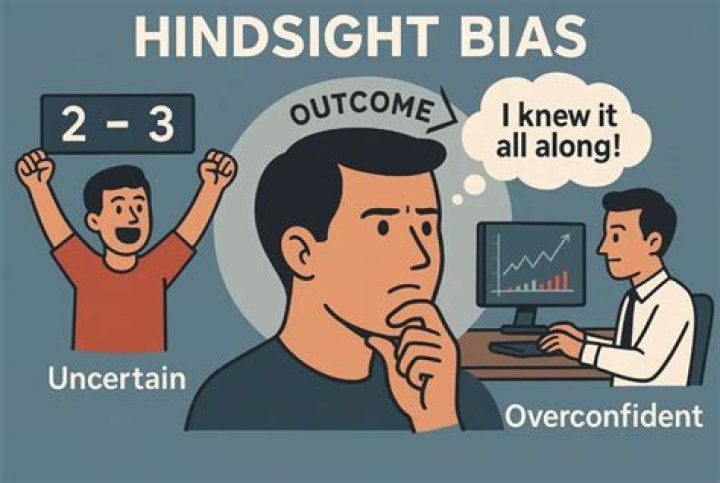 How do hindsight bias overconfidence and the tendency?