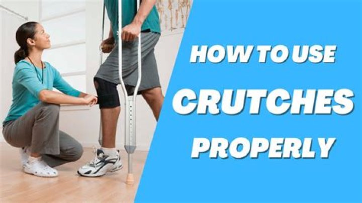 How do you properly use crutches?