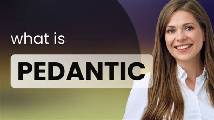 How do you spell pedantry?