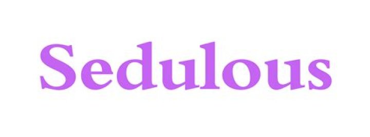 How do you use the word sedulous?