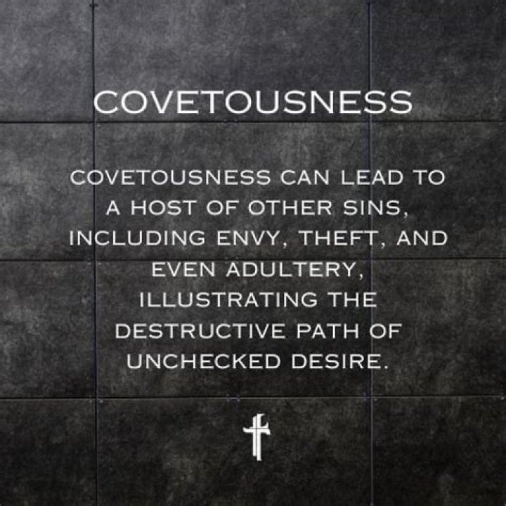 How does the bible define covetousness?
