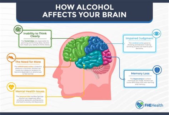 How drinking affects the brain?