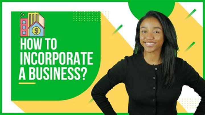 How incorporate a business?