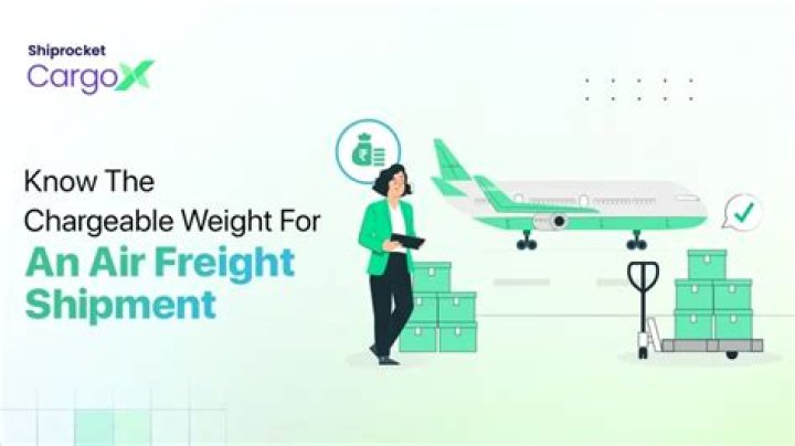 How is chargeable weight calculation for air freight?