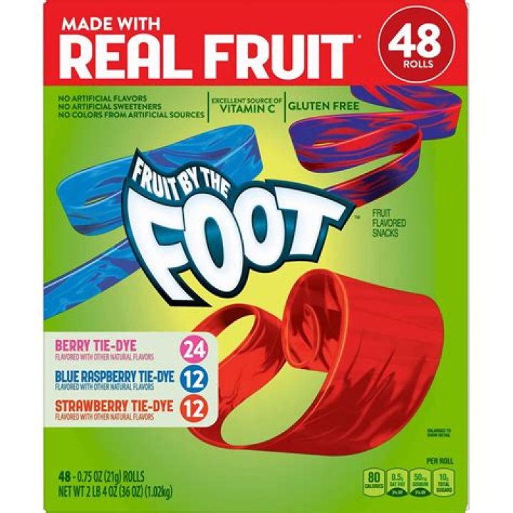 How long are fruit by the foot?