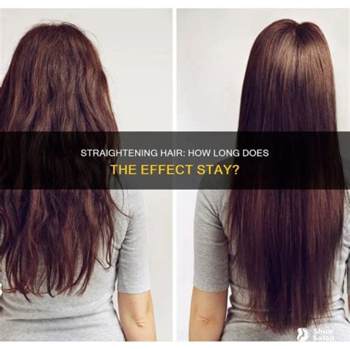How long does hair straightening last?