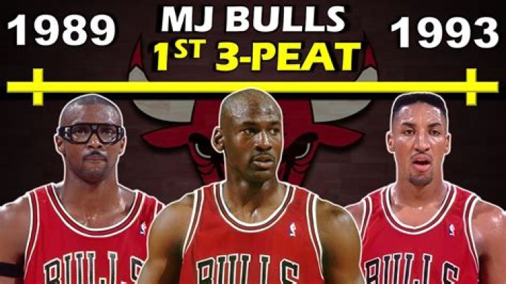 How many 3 peats in nba?