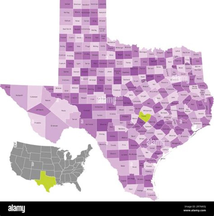 How many counties in texas?
