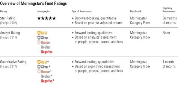 How morningstar rated funds?