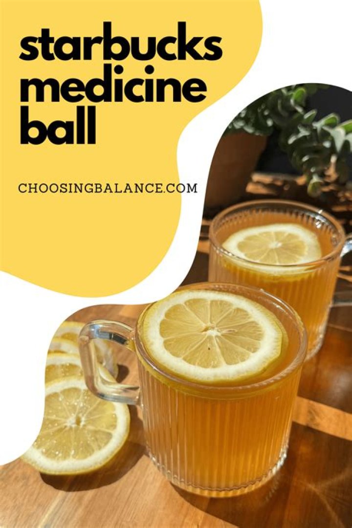 How much is a medicine ball at starbucks?