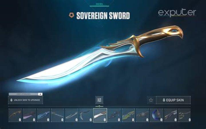 How much is the sovereign sword valorant?