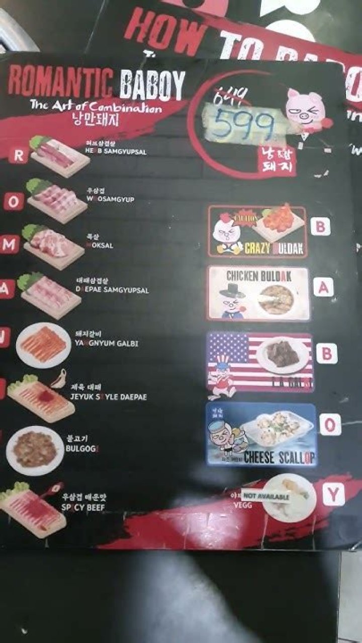 How much romantic baboy?