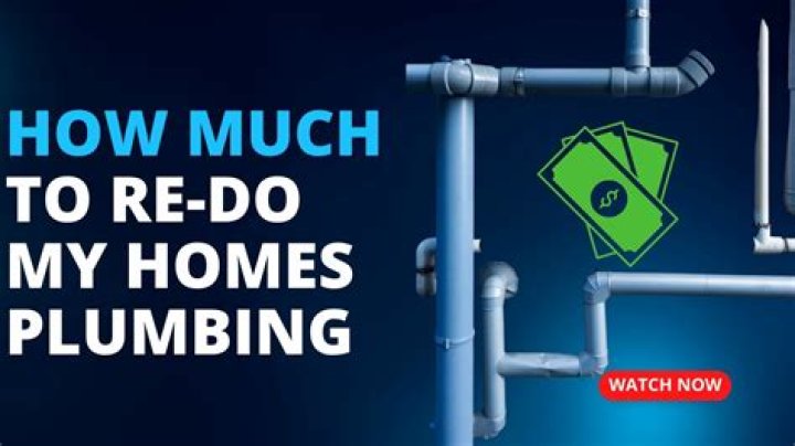 How much to replumb a house?