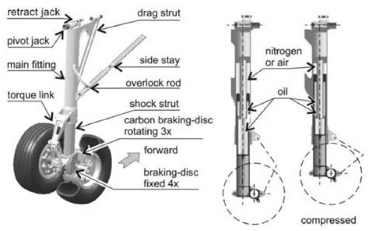 How oleo strut works?