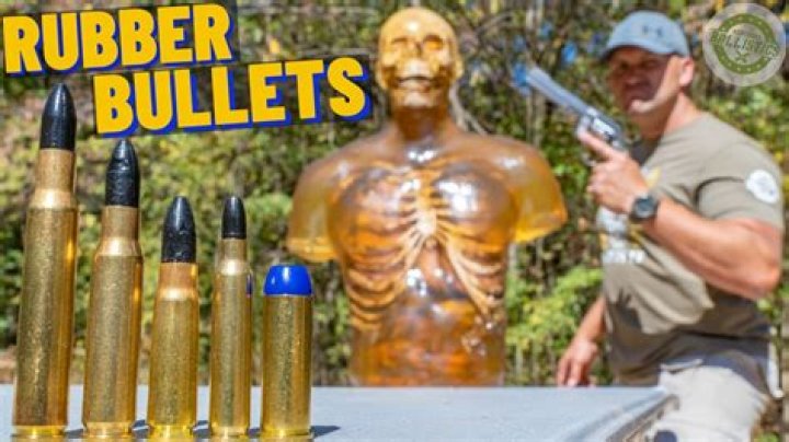 How rubber bullets are made?
