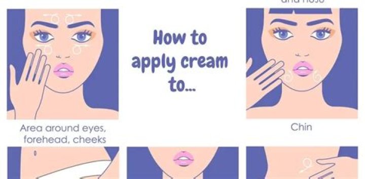 How to apply cream sparingly?