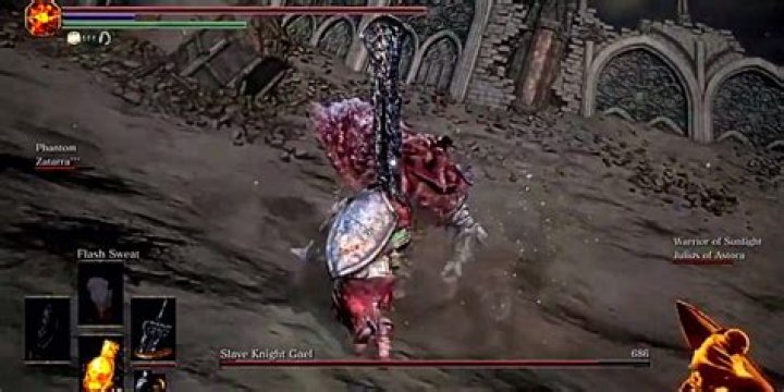 How to beat slave knight gael?