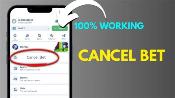How to cancel bet +?