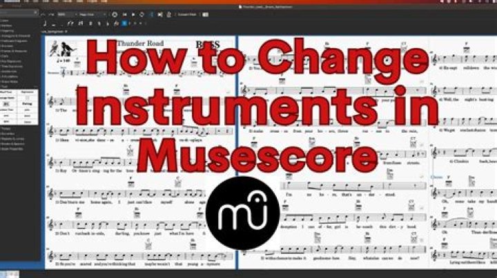 How to change tuning in musescore?