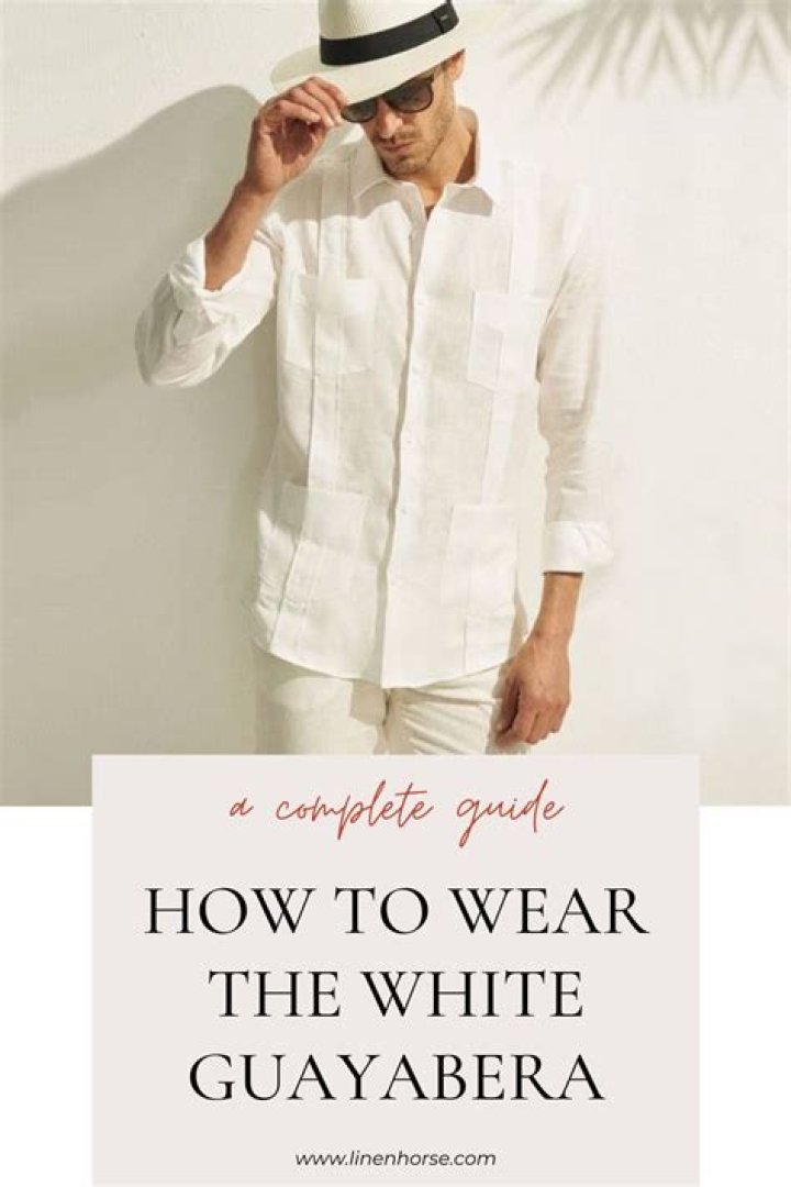 How to clean guayabera?