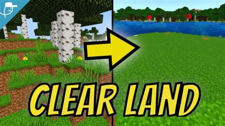 How to clear timbered land?