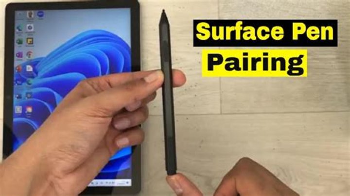 How to connect a surface pen to a surface?
