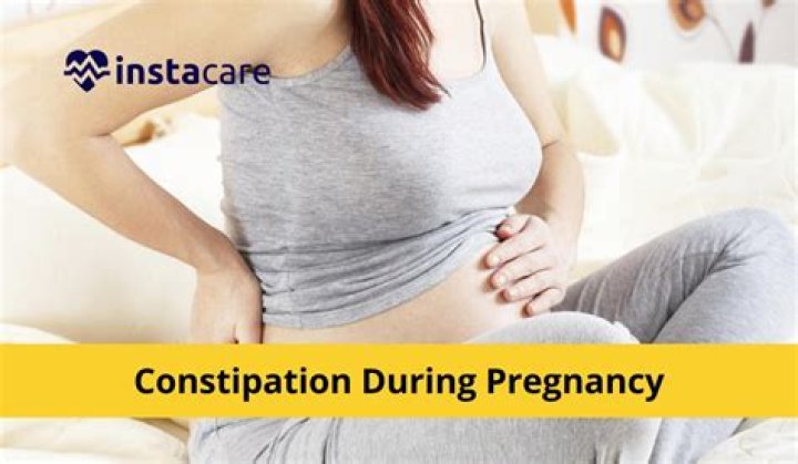 How to constipation during pregnancy?