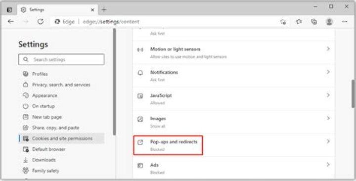 How to disable pop up blockers?