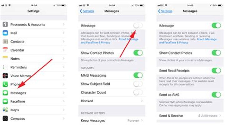 How to enable imessage?