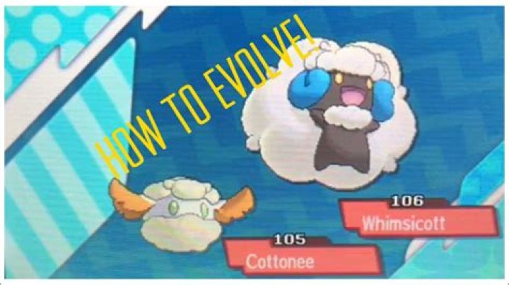 How to evolve cottonee?