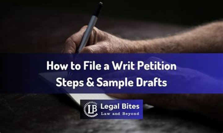 How to file a writ of replevin?