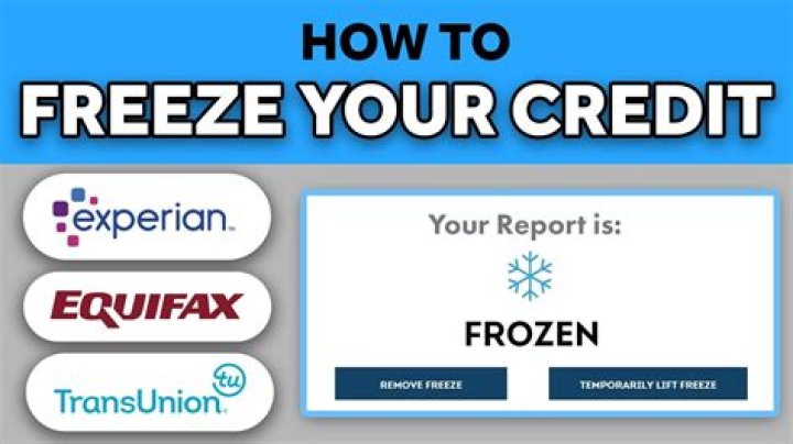 How to freeze credit reports?