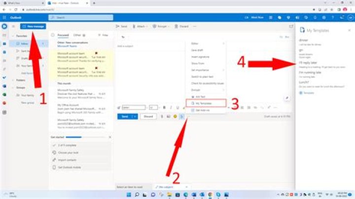 How to insert stickers in outlook?