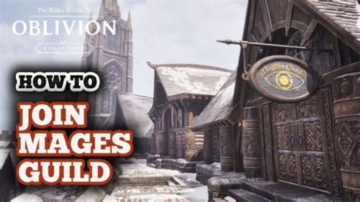 How to join mages guild oblivion?