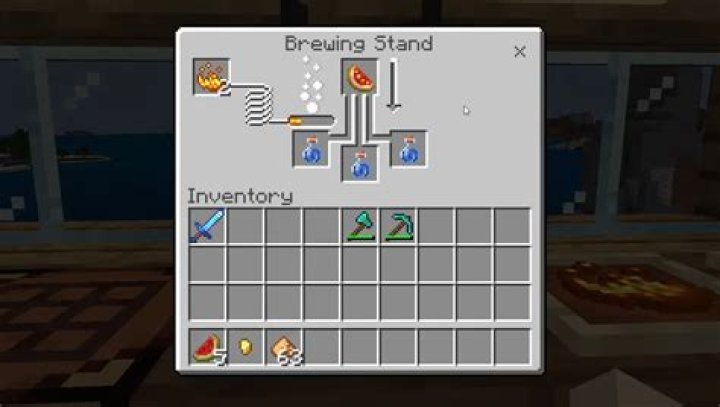 How to make a healing potion in minecraft?