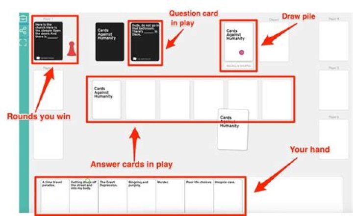 How to play cards against humanity online?
