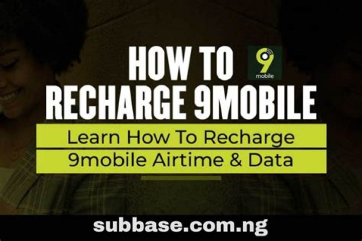 How to recharge 9mobile?
