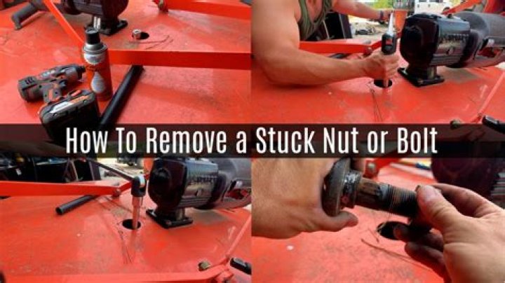 How to remove nut when bolt is turning?