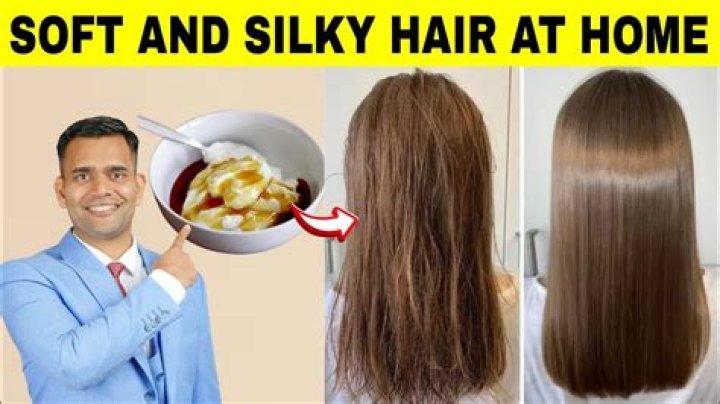 How to silky smooth hair at home?