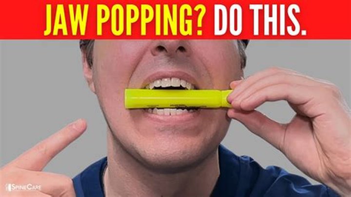 How to stop cracking your jaw?