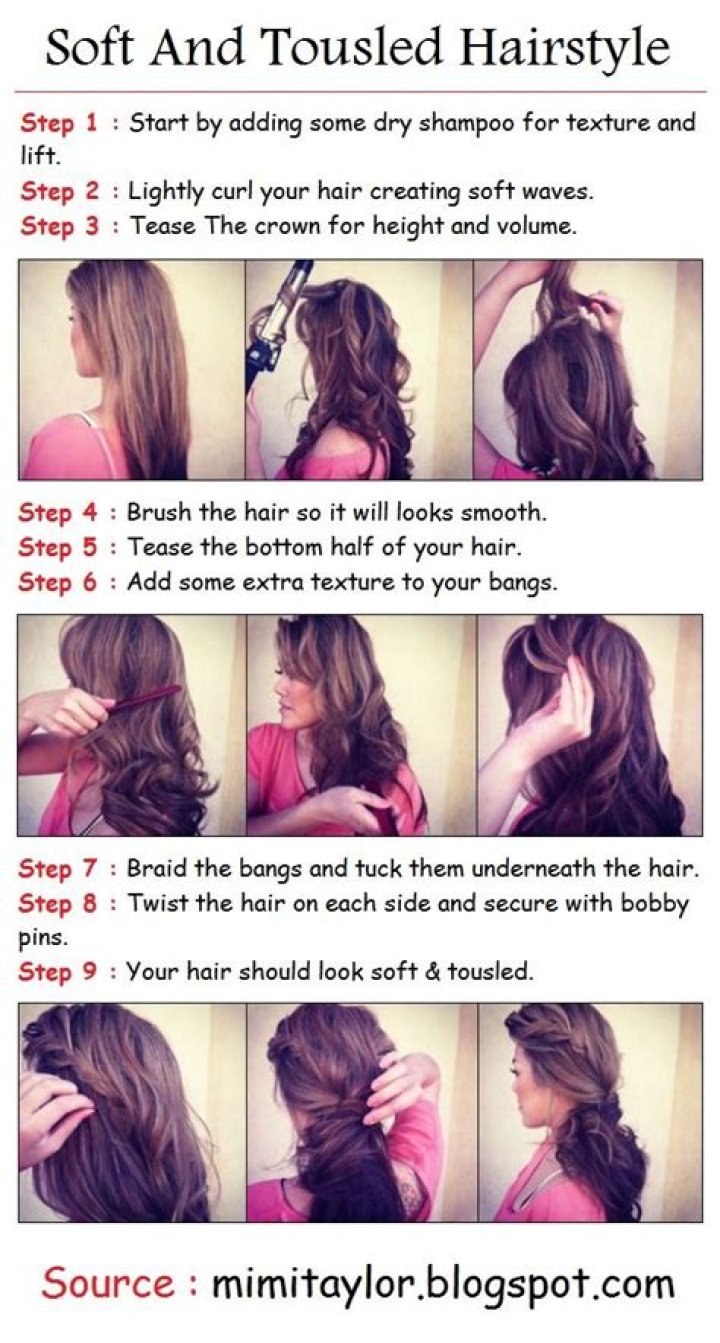 How to tousle dry hair?