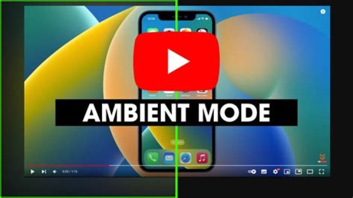 How to turn off ambient mode?