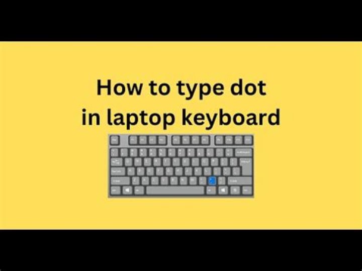 How to type a large dot?
