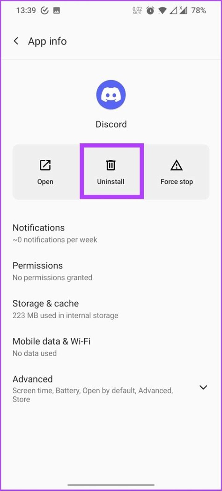 How to uninstall discord?
