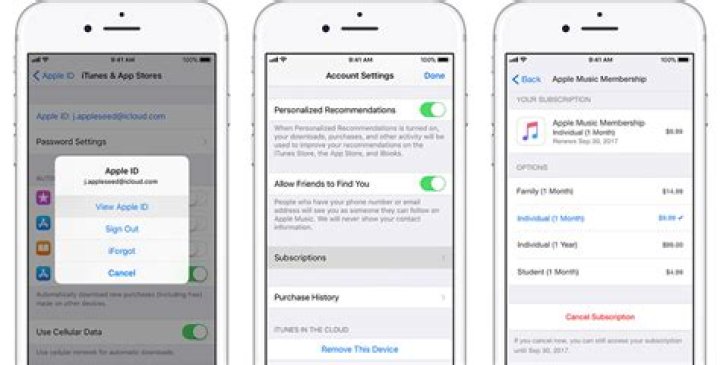 How to unsubscribe apple music?